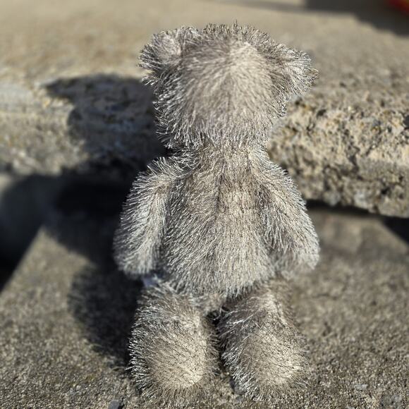 Second Nature Design Simply Irresistible Gray Sad Teddy Bear Plush 2004 - Picture 4 of 9